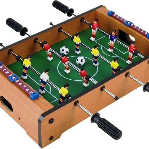 Premium Foosball Table with Black and Brown Finish - Picture 6 of 7